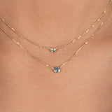 Aquamarine Station Necklace Station Necklace Bezel Set in 14k Gold Necklaces Estella Collection #product_description# 18404 14k Aquamarine Birthstone #tag4# #tag5# #tag6# #tag7# #tag8# #tag9# #tag10# 3MM