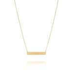 Bar Monogram Nameplate Necklace in Solid Gold Necklaces Estella Collection #product_description# 17656 10k Make Collection Personalized Jewelry #tag4# #tag5# #tag6# #tag7# #tag8# #tag9# #tag10#