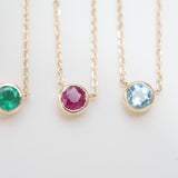 Blue Topaz Station Necklace Bezel Set in 14k Gold Necklaces Estella Collection #product_description# 18423 14k Birthstone Blue Gemstone #tag4# #tag5# #tag6# #tag7# #tag8# #tag9# #tag10# 3MM