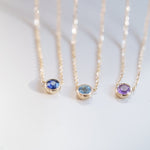 Blue Topaz Station Necklace Bezel Set in 14k Gold Necklaces Estella Collection #product_description# 18423 14k Birthstone Blue Gemstone #tag4# #tag5# #tag6# #tag7# #tag8# #tag9# #tag10# 3MM