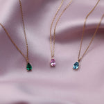 Blue Topaz Teardrop Pendant Necklace Necklaces Estella Collection #product_description# 17764 14k Birthstone Blue Gemstone #tag4# #tag5# #tag6# #tag7# #tag8# #tag9# #tag10#