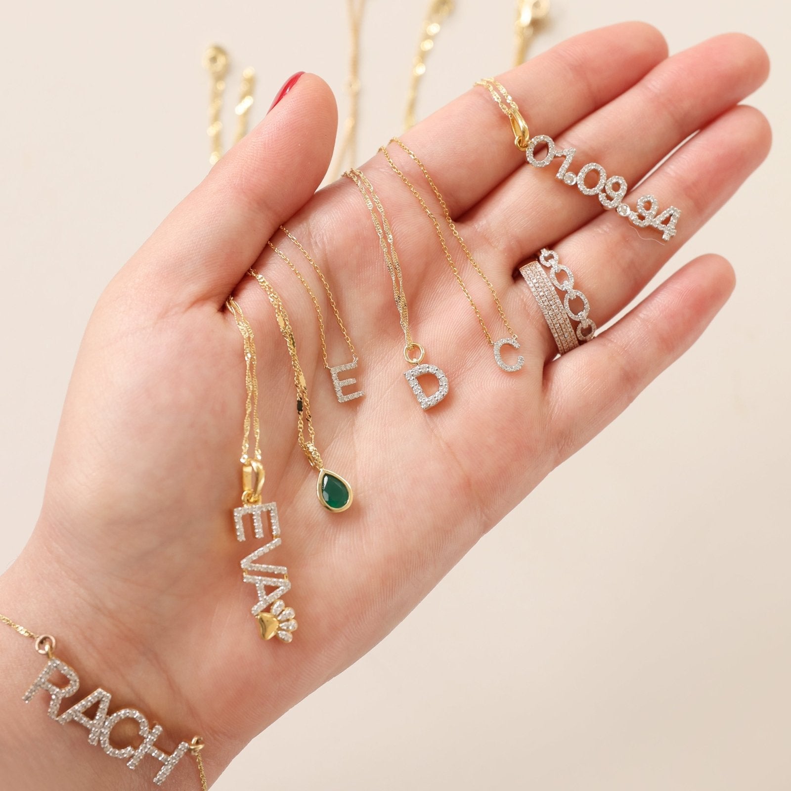 Classic Diamond Initial Charm Necklace Necklaces Estella Collection #product_description# 17998 14k Diamond Gemstone #tag4# #tag5# #tag6# #tag7# #tag8# #tag9# #tag10# A 14k Yellow Gold