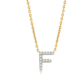 Classic Diamond Initial Charm Necklace Necklaces Estella Collection #product_description# 18009 14k Diamond Gemstone #tag4# #tag5# #tag6# #tag7# #tag8# #tag9# #tag10# F 14k Yellow Gold