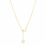 Diamond Clover Lariat Bolo Necklace Necklaces Estella Collection #product_description# 17186 14k Birthstone Birthstone Jewelry #tag4# #tag5# #tag6# #tag7# #tag8# #tag9# #tag10#