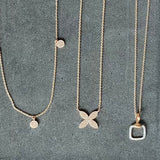 Diamond Pavé Square Cushion Pendant Necklace Necklaces Estella Collection #product_description# 17548 14k Diamond Gemstone #tag4# #tag5# #tag6# #tag7# #tag8# #tag9# #tag10#