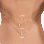 Diamond Station Necklace Bezel Set in 14k Gold Necklaces Estella Collection #product_description# 18406 14k Birthstone Colorless Gemstone #tag4# #tag5# #tag6# #tag7# #tag8# #tag9# #tag10# 0.06/2.5MM