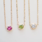 Diamond Station Necklace Bezel Set in 14k Gold Necklaces Estella Collection #product_description# 18406 14k Birthstone Colorless Gemstone #tag4# #tag5# #tag6# #tag7# #tag8# #tag9# #tag10# 0.06/2.5MM