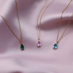 Emerald Teardrop Pendant Necklace Necklaces Estella Collection #product_description# 17763 14k Birthstone Emerald #tag4# #tag5# #tag6# #tag7# #tag8# #tag9# #tag10#