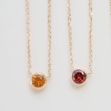Garnet Station Necklace Bezel Set in 14k Gold Necklaces Estella Collection #product_description# 18400 14k Birthstone Garnet #tag4# #tag5# #tag6# #tag7# #tag8# #tag9# #tag10# 3MM