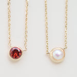 Garnet Station Necklace Bezel Set in 14k Gold Necklaces Estella Collection #product_description# 18400 14k Birthstone Garnet #tag4# #tag5# #tag6# #tag7# #tag8# #tag9# #tag10# 3MM