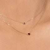 Garnet Station Necklace Bezel Set in 14k Gold Necklaces Estella Collection #product_description# 18400 14k Birthstone Garnet #tag4# #tag5# #tag6# #tag7# #tag8# #tag9# #tag10# 3MM