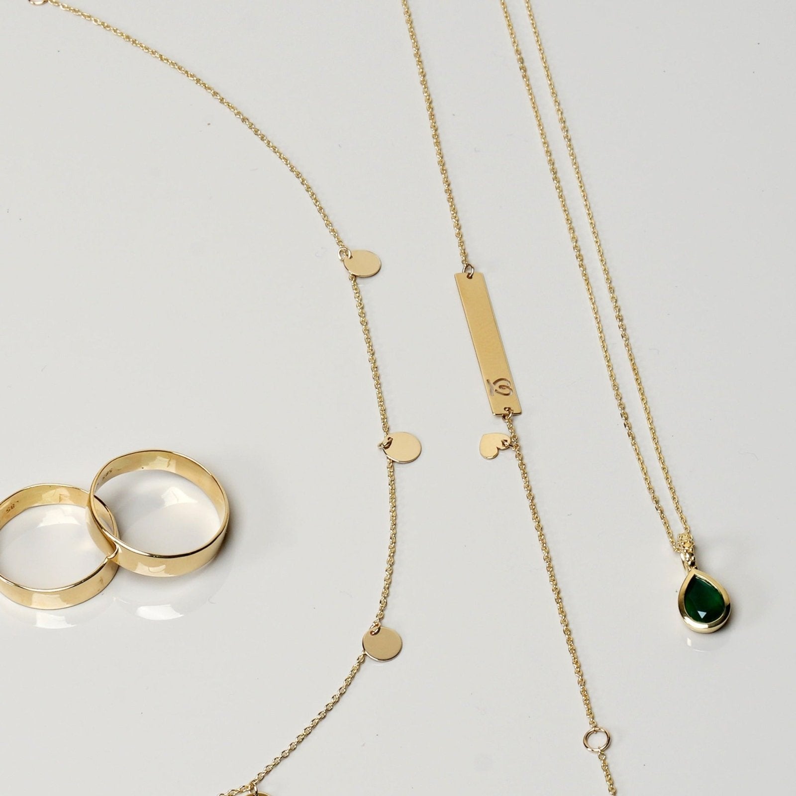 Green Agate Teardrop Pendant Necklace Necklaces Estella Collection #product_description# 17606 14k Gemstone Green Gemstone #tag4# #tag5# #tag6# #tag7# #tag8# #tag9# #tag10#