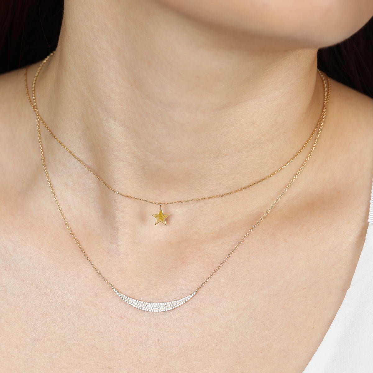 Lucky Star Necklace Necklaces Estella Collection #product_description# 14k Make Collection Pendant Necklace #tag4# #tag5# #tag6# #tag7# #tag8# #tag9# #tag10#