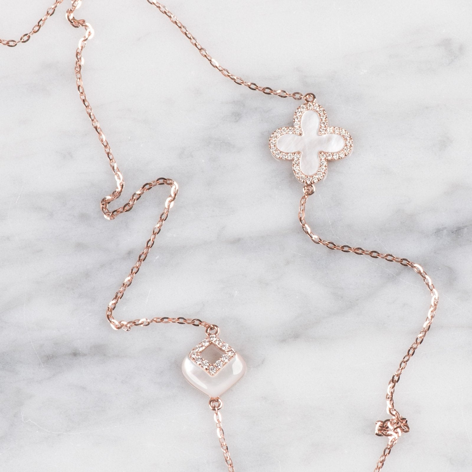 Mother of Pearl and Diamond Cutout Station Necklace Necklaces Estella Collection #product_description# 17226 14k Birthstone Diamond #tag4# #tag5# #tag6# #tag7# #tag8# #tag9# #tag10#