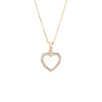 Mother of Pearl Heart with Diamond Halo Pendant Necklace Necklaces Estella Collection #product_description# 17212 14k Birthstone Diamond #tag4# #tag5# #tag6# #tag7# #tag8# #tag9# #tag10#