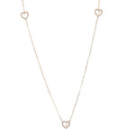 Mother of Pearl Heart with Diamonds Station Necklace Necklaces Estella Collection #product_description# 14k Birthstone Diamond #tag4# #tag5# #tag6# #tag7# #tag8# #tag9# #tag10#