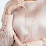 Mother of Pearl Heart with Diamonds Station Necklace Necklaces Estella Collection #product_description# 14k Birthstone Diamond #tag4# #tag5# #tag6# #tag7# #tag8# #tag9# #tag10#