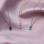 Pear Pink Topaz Gemstone Pendant Necklace in 14K Yellow Gold Necklaces Estella Collection #product_description# 17830 14k Birthstone Gemstone #tag4# #tag5# #tag6# #tag7# #tag8# #tag9# #tag10#