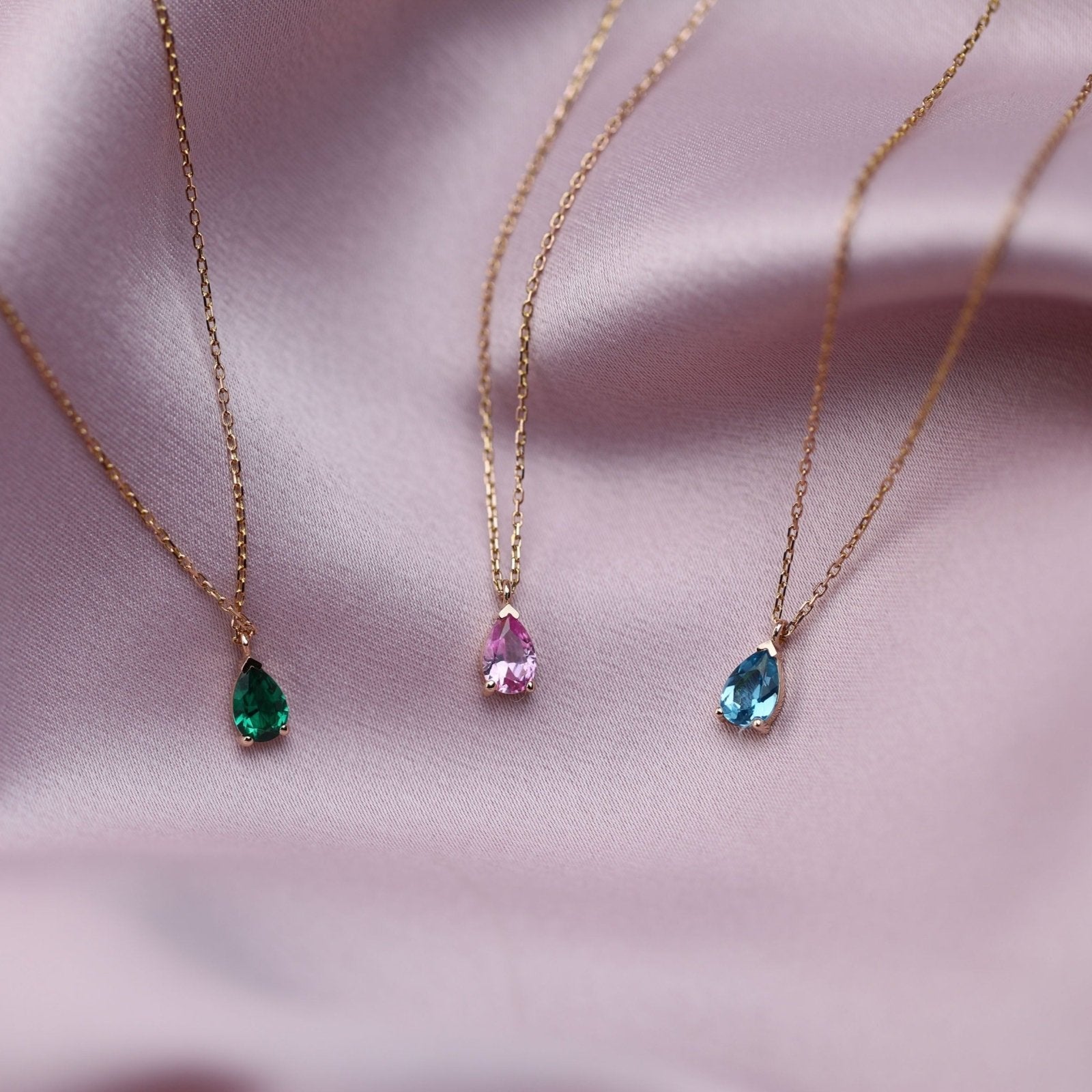 Pear Pink Topaz Gemstone Pendant Necklace in 14K Yellow Gold Necklaces Estella Collection #product_description# 17830 14k Birthstone Gemstone #tag4# #tag5# #tag6# #tag7# #tag8# #tag9# #tag10#