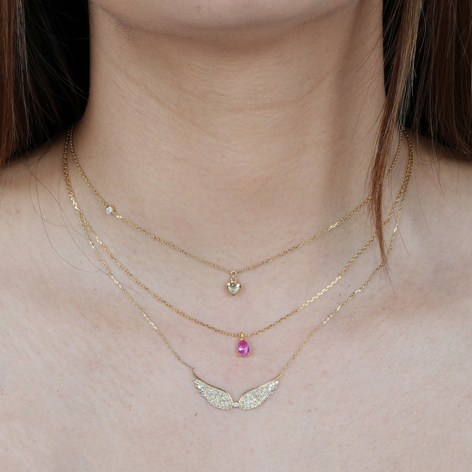 Pear Pink Topaz Gemstone Pendant Necklace in 14K Yellow Gold Necklaces Estella Collection #product_description# 17830 14k Birthstone Gemstone #tag4# #tag5# #tag6# #tag7# #tag8# #tag9# #tag10#