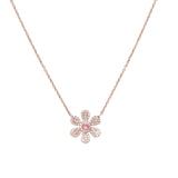 Pink Tourmaline and Diamond Pavé Flower Pendant Necklace Necklaces Estella Collection #product_description# 14k Birthstone Diamond #tag4# #tag5# #tag6# #tag7# #tag8# #tag9# #tag10#