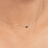 Sapphire Station Necklace Bezel Set in 14k Gold Necklaces Estella Collection #product_description# 18417 14k Birthstone Blue Gemstone #tag4# #tag5# #tag6# #tag7# #tag8# #tag9# #tag10# 3MM