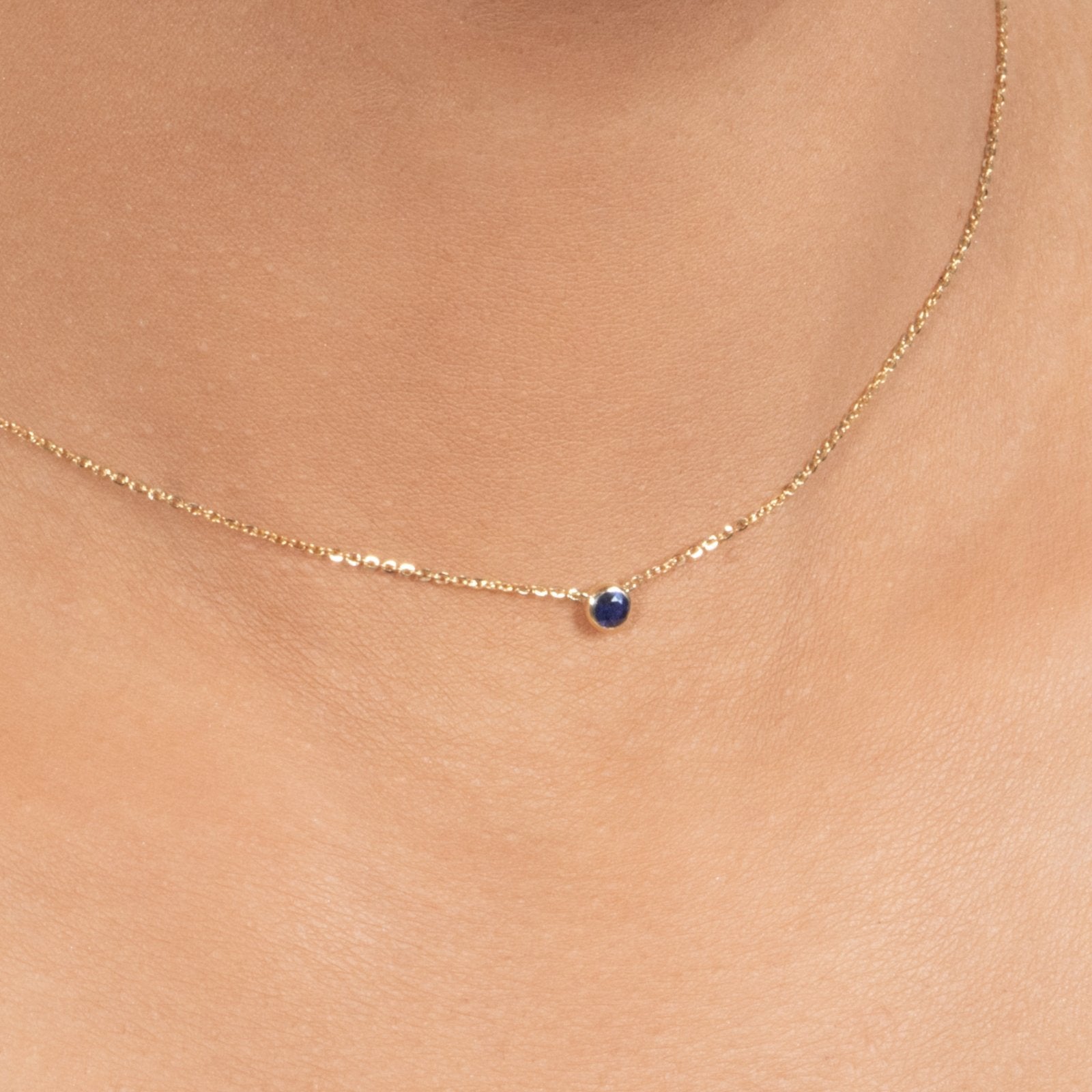 Sapphire Station Necklace Bezel Set in 14k Gold Necklaces Estella Collection #product_description# 18417 14k Birthstone Blue Gemstone #tag4# #tag5# #tag6# #tag7# #tag8# #tag9# #tag10# 3MM