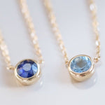 Sapphire Station Necklace Bezel Set in 14k Gold Necklaces Estella Collection #product_description# 18417 14k Birthstone Blue Gemstone #tag4# #tag5# #tag6# #tag7# #tag8# #tag9# #tag10# 3MM