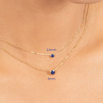 Sapphire Station Necklace Bezel Set in 14k Gold Necklaces Estella Collection #product_description# 18417 14k Birthstone Blue Gemstone #tag4# #tag5# #tag6# #tag7# #tag8# #tag9# #tag10# 3MM