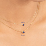 Sapphire Station Necklace Bezel Set in 14k Gold Necklaces Estella Collection #product_description# 18417 14k Birthstone Blue Gemstone #tag4# #tag5# #tag6# #tag7# #tag8# #tag9# #tag10# 3MM