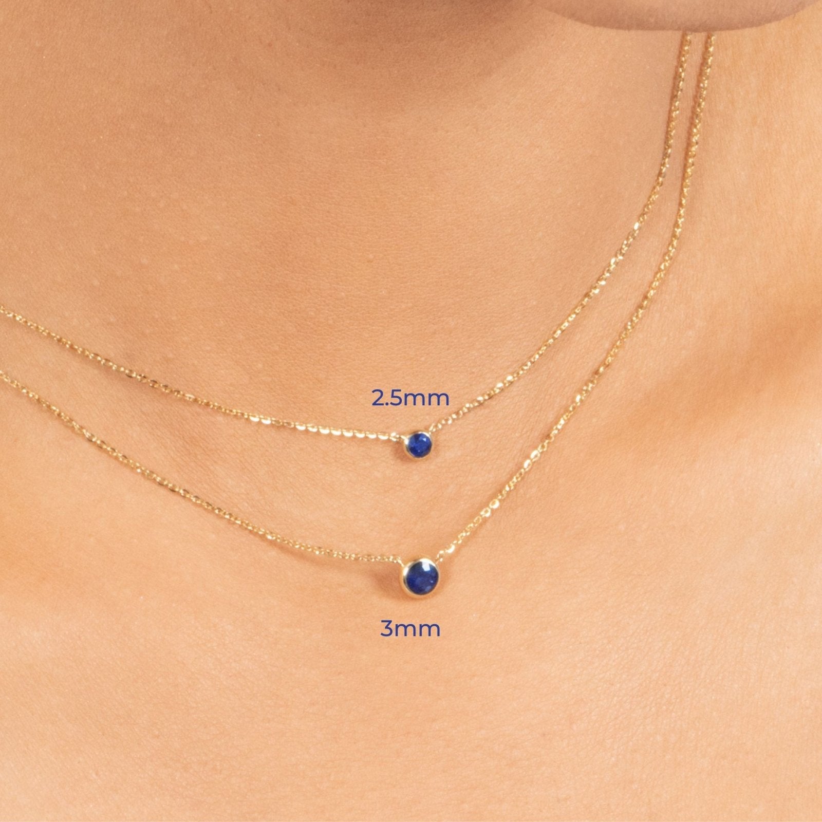 Sapphire Station Necklace Bezel Set in 14k Gold Necklaces Estella Collection #product_description# 18417 14k Birthstone Blue Gemstone #tag4# #tag5# #tag6# #tag7# #tag8# #tag9# #tag10# 3MM