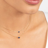 Sapphire Station Necklace Bezel Set in 14k Gold Necklaces Estella Collection #product_description# 18417 14k Birthstone Blue Gemstone #tag4# #tag5# #tag6# #tag7# #tag8# #tag9# #tag10# 3MM