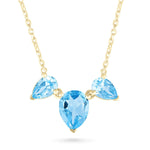 Teardrop Shaped Swiss Blue Topaz Necklace Necklaces Estella Collection #product_description# 32710 Layering Necklace Made to Order Pendant Necklace #tag4# #tag5# #tag6# #tag7# #tag8# #tag9# #tag10#