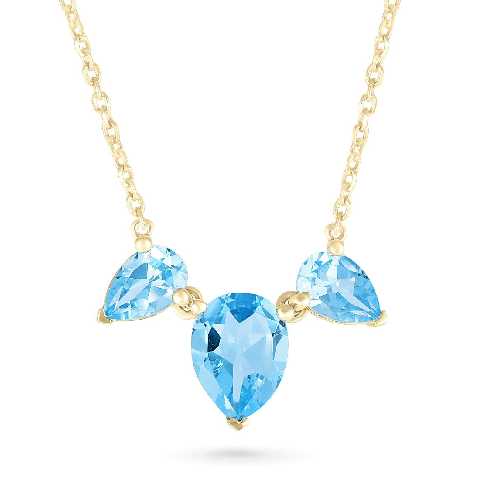 Teardrop Shaped Swiss Blue Topaz Necklace Necklaces Estella Collection #product_description# 32710 Layering Necklace Made to Order Pendant Necklace #tag4# #tag5# #tag6# #tag7# #tag8# #tag9# #tag10#