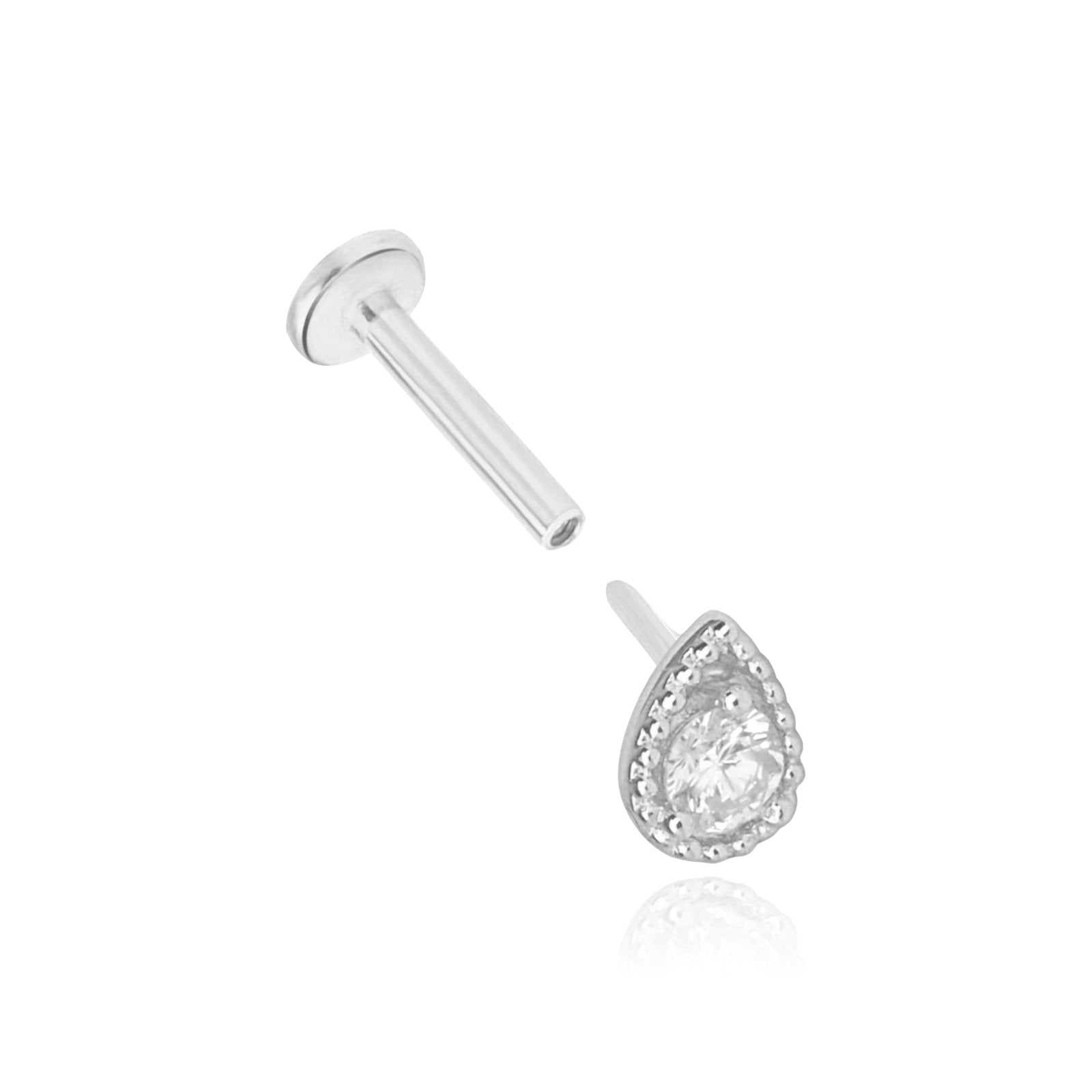Pear Milgrain Diamond Flat Back Stud Estella Collection #product_description# 18344 14k cartilage earrings Cartilage Stud #tag4# #tag5# #tag6# #tag7# #tag8# #tag9# #tag10# 5 mm