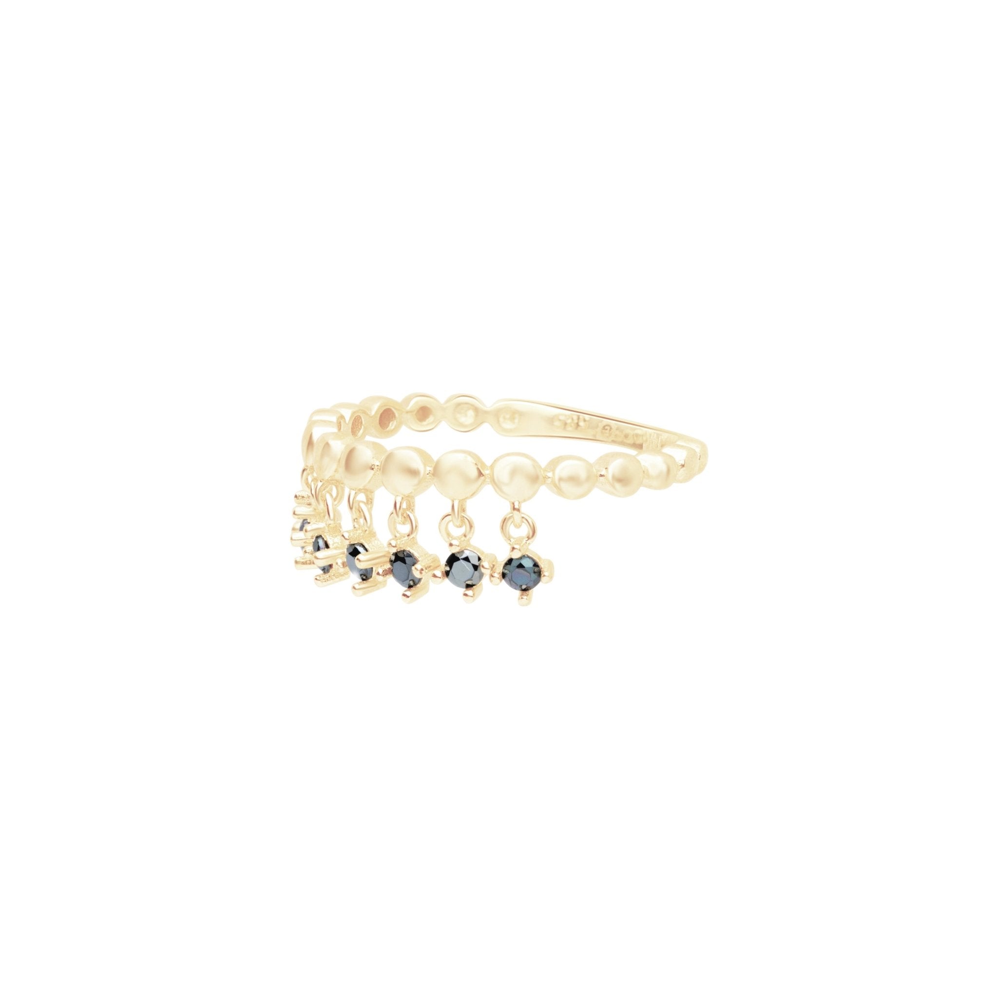 Black Onyx Dangle Charm Ring Rings Estella Collection #product_description# 17819 14k Make Collection Ready to Ship #tag4# #tag5# #tag6# #tag7# #tag8# #tag9# #tag10# 6