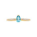 Blue Topaz Pear Set in Cubic Zirconia Studded Band Rings Estella Collection #product_description# 17768 14k Birthstone Gemstone #tag4# #tag5# #tag6# #tag7# #tag8# #tag9# #tag10# 6
