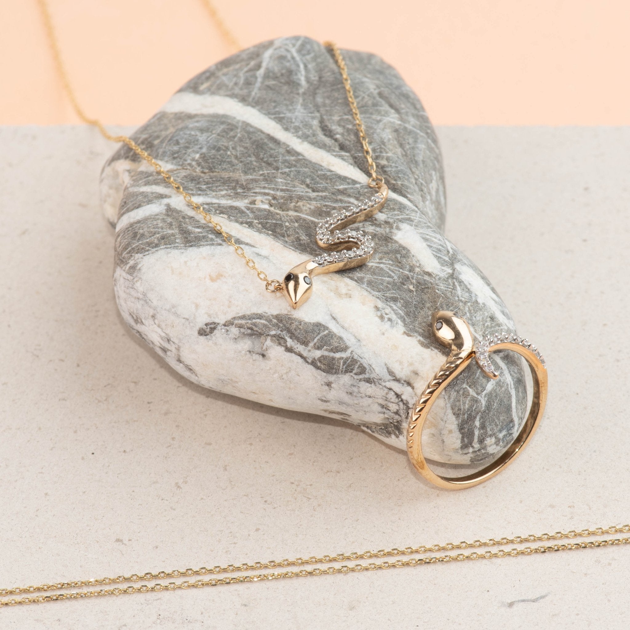 Braided Snake Wraparound Ring with Diamonds Rings Estella Collection #product_description# 32765 10k April Birthstone Colorless Gemstone #tag4# #tag5# #tag6# #tag7# #tag8# #tag9# #tag10#