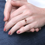 Cushion Cut Garnet Cocktail Ring Rings Estella Collection #product_description# 17613 14k Birthstone Cocktail Ring #tag4# #tag5# #tag6# #tag7# #tag8# #tag9# #tag10# 7