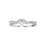 Diamond Curve Double Layer Band Rings Estella Collection #product_description# 17235 14k April Birthstone Band #tag4# #tag5# #tag6# #tag7# #tag8# #tag9# #tag10# 14K White Gold 6