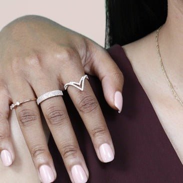 Double V Diamond Ring Rings Estella Collection #product_description# 17240 14k Diamond Gemstone #tag4# #tag5# #tag6# #tag7# #tag8# #tag9# #tag10# 6