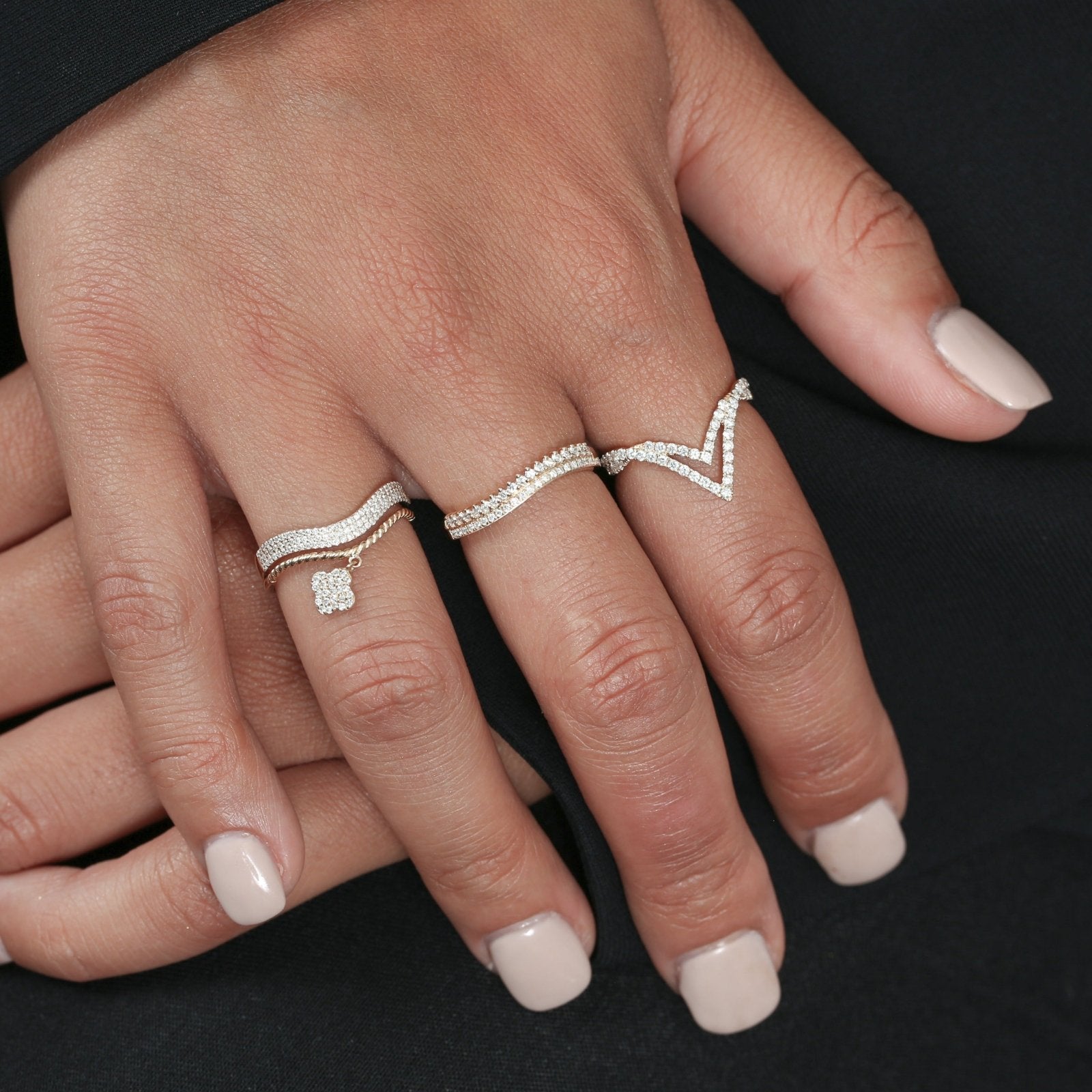 Double V Diamond Ring Rings Estella Collection #product_description# 17369 14k Diamond Gemstone #tag4# #tag5# #tag6# #tag7# #tag8# #tag9# #tag10# 6
