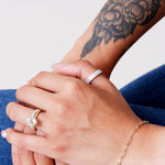 Four Row Diamond Pavé Ring Rings Estella Collection #product_description# 17697 14k Diamond Gemstone #tag4# #tag5# #tag6# #tag7# #tag8# #tag9# #tag10# 7