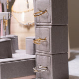 Interlocking Gold and Diamond Paperclip Ring Rings Estella Collection #product_description# 32745 925 Diamond Made to Order #tag4# #tag5# #tag6# #tag7# #tag8# #tag9# #tag10#