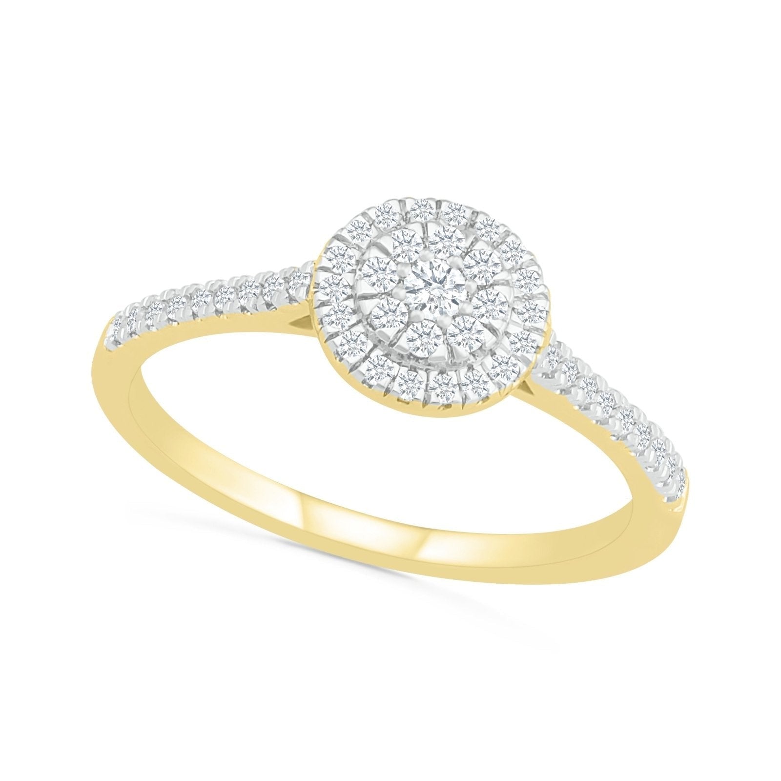 Pave Diamond Round Illusion Ring with Diamond Halo Rings Estella Collection #product_description# 32763 Diamond Made to Order Yellow Gold #tag4# #tag5# #tag6# #tag7# #tag8# #tag9# #tag10#