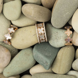 Alternating Diamond and Mother of Pearl Clover Eternity Ring Rings Estella Collection #product_description# 17208 Band Birthstone Colorless Gemstone #tag4# #tag5# #tag6# #tag7# #tag8# #tag9# #tag10# 7 14K Rose Gold