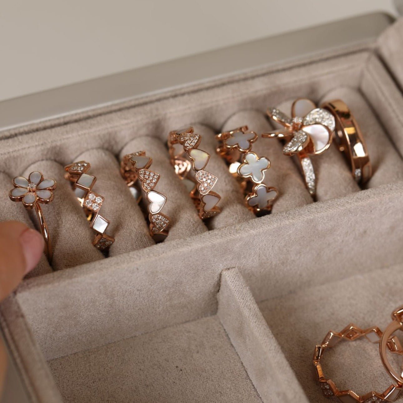 Alternating Diamond and Mother of Pearl Eternity Ring Rings Estella Collection #product_description# 17205 14k Band Birthstone #tag4# #tag5# #tag6# #tag7# #tag8# #tag9# #tag10# 7