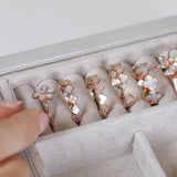 Alternating Diamond and Mother of Pearl Heart Eternity Band Rings Estella Collection #product_description# 17210 14k Band Birthstone #tag4# #tag5# #tag6# #tag7# #tag8# #tag9# #tag10#