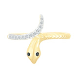 Braided Snake Wraparound Ring with Diamonds Rings Estella Collection #product_description# 32765 10k April Birthstone Colorless Gemstone #tag4# #tag5# #tag6# #tag7# #tag8# #tag9# #tag10#