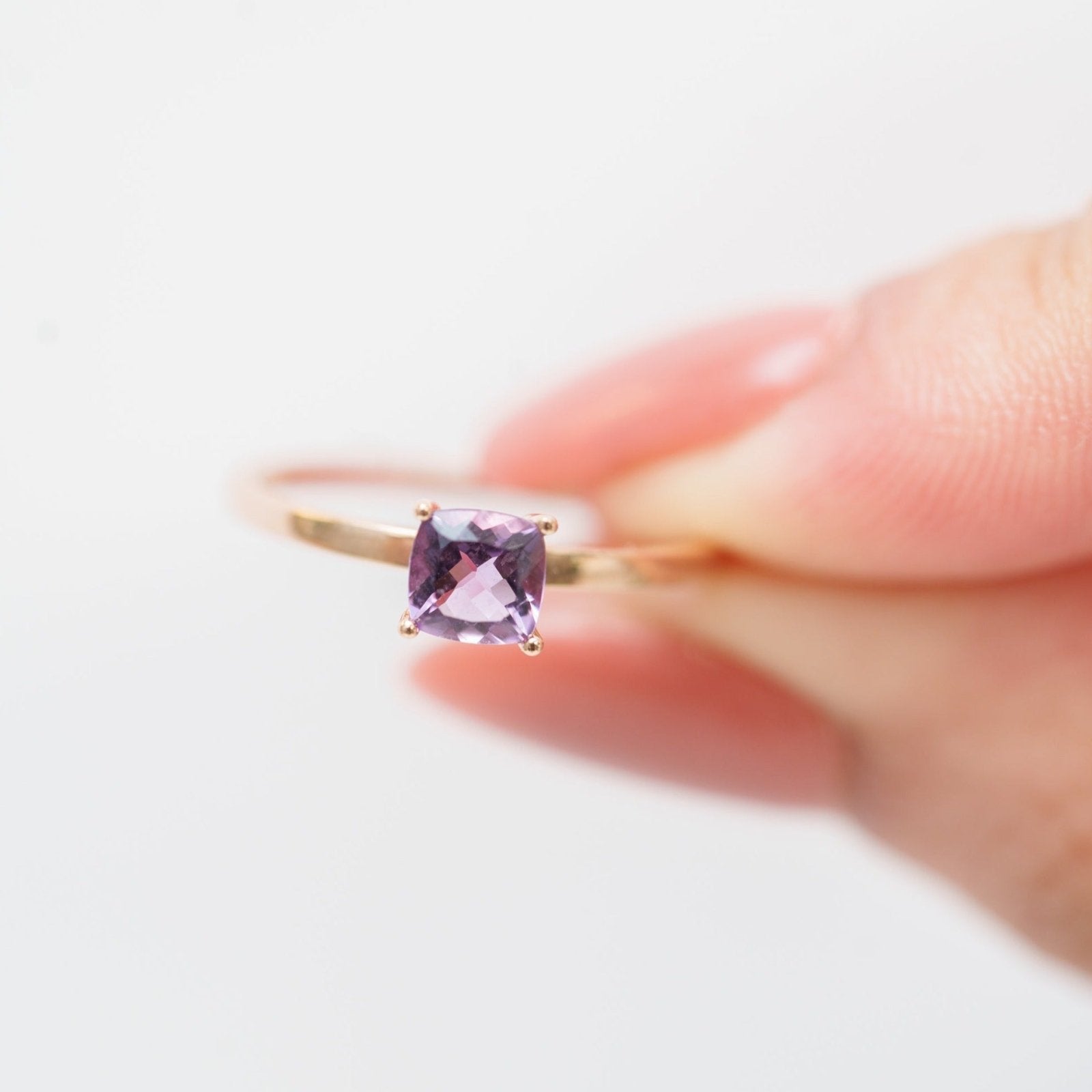 Cushion Cut Amethyst Cocktail Ring Rings Estella Collection #product_description# 17611 14k Amethyst Birthstone #tag4# #tag5# #tag6# #tag7# #tag8# #tag9# #tag10# 6